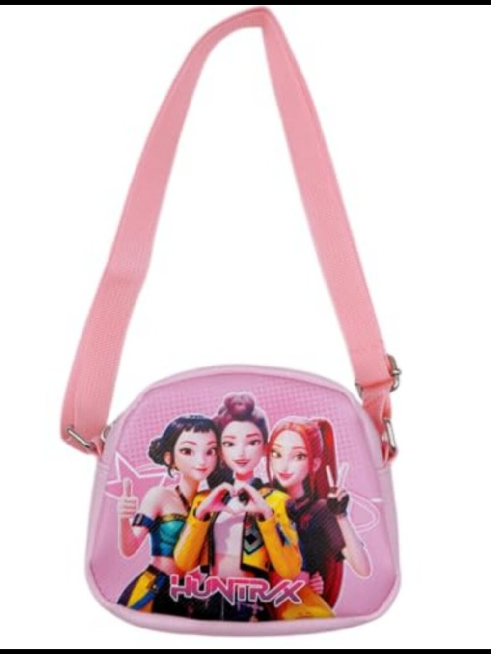Demon Movie Hunters Mini Crossbody Bag Small Cotton Canvas Shoulder Purse Coin